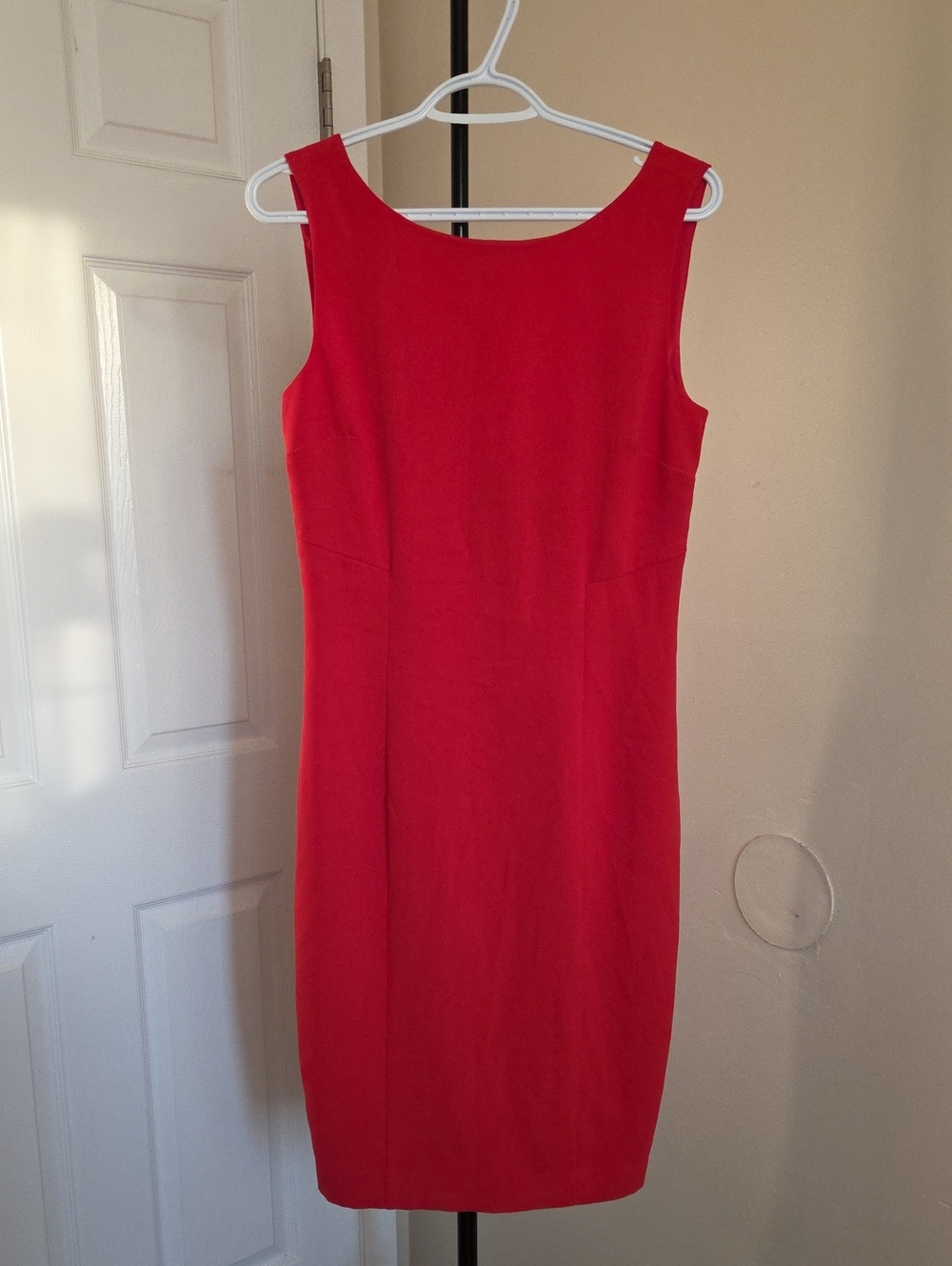 RW&CO. Red Sleeveless Sheath Dress